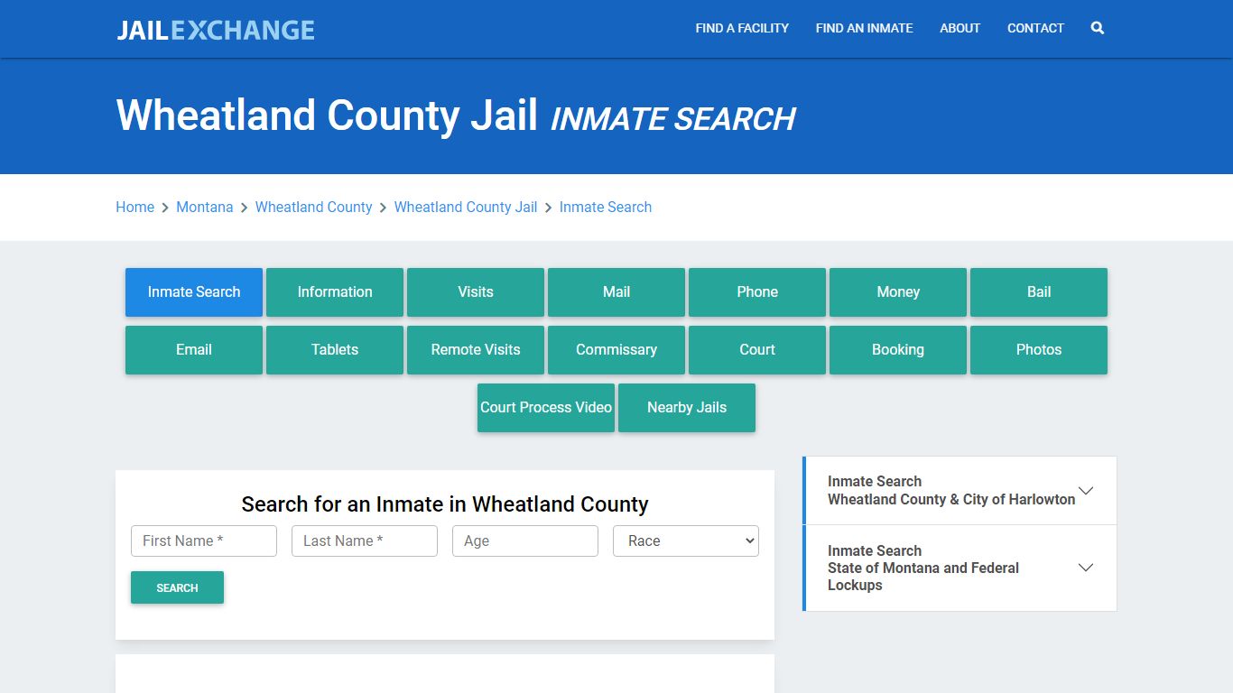 Wheatland County Jail, MT Inmate Search: Roster & Mugshots